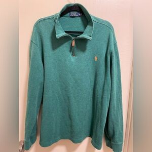 Polo Ralph Lauren Green Quarter-Zip Pullover – Men’s XXL